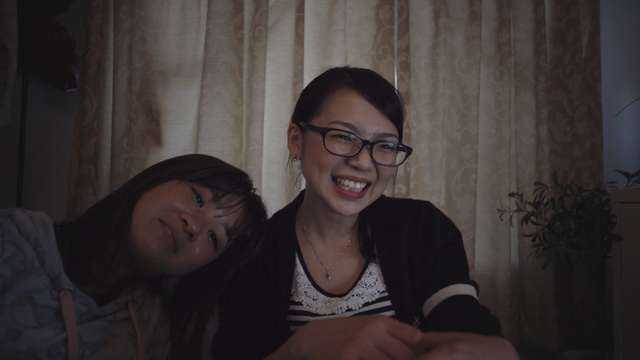 Video Reference: glasses, vision care, girl, smile, emotion, fun, eyewear, organ, darkness, laughter, Person