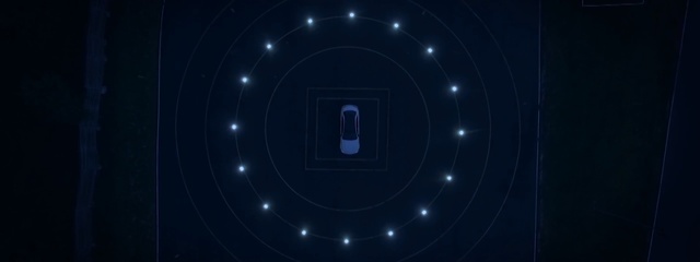 Video Reference: Blue, Light, Circle, Sky, Electric blue, Design, Atmosphere, Pattern, Space, Font