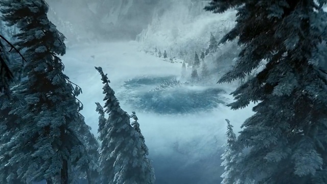 Video Reference: sky, nature, tree, woody plant, wilderness, mist, forest, geological phenomenon, atmosphere, fog