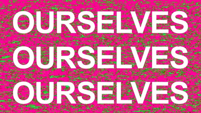 Video Reference: text, font, pattern, line, design, area, graphic design, Person