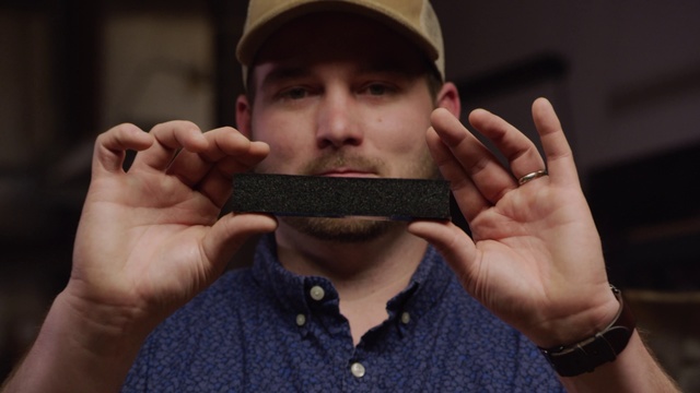 Video Reference: Hair, Moustache, Facial hair, Finger, Hand, Beard, Mouth, Nail, Gesture, Cap