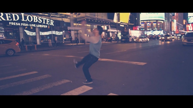 Video Reference: Snapshot, Sky, Asphalt, Pedestrian, Urban area, Street, Morning, Road, Infrastructure, Lane
