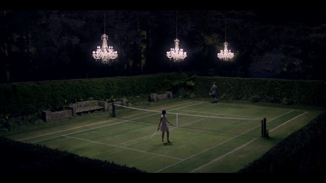 Video Reference: Sport venue, Tennis court, Green, Light, Stadium, Lighting, Tennis, Player, Grass, Ball game