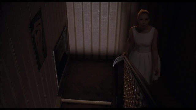 Video Reference: Black, Photograph, Light, Darkness, Dress, Lady, Standing, Photography, Screenshot, Flash photography