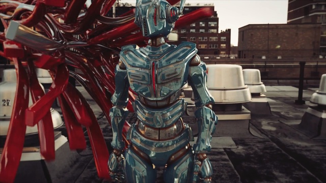 Video Reference: Pc game, Armour, Screenshot, Fictional character, Carmine, Technology, Robot, Cg artwork, Action figure, Massively multiplayer online role-playing game