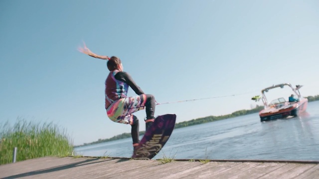 Video Reference: Wakeboarding, Boardsport, Recreation, Extreme sport, Flip (acrobatic), Skateboarder, Individual sports, Skimboarding, Skateboard, Sports equipment