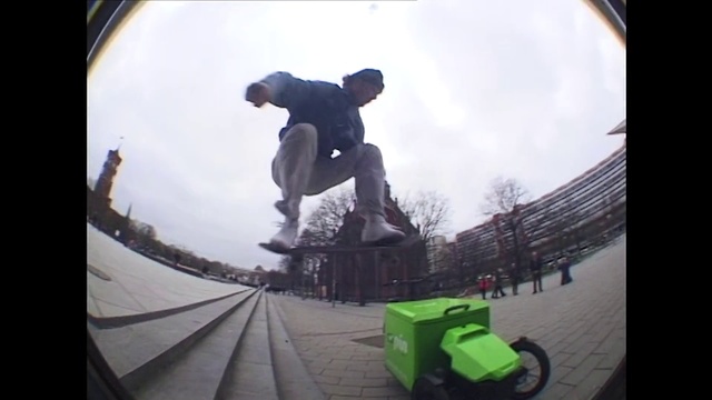 Video Reference: Skateboarding, Boardsport, Skateboard, Skateboarder, Skateboarding Equipment, Fisheye lens, Kickflip, Recreation, Photography, Extreme sport