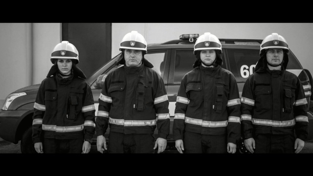 Video Reference: black and white, monochrome, monochrome photography, military, personal protective equipment, military person, Person
