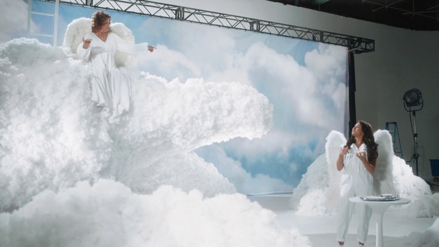 Video Reference: Photograph, Wedding dress, Bridal clothing, Bride, Gown, Dress, Photography, Wedding, Flash photography, Ceremony