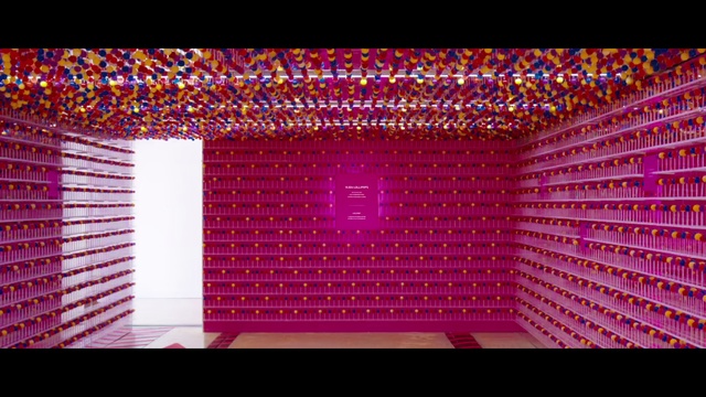 Video Reference: Light, Purple, Lighting, Magenta, Architecture, Symmetry, Stage, Table, Computer, Red, Art, Design, Maroon, Violet