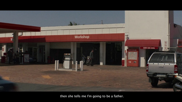 Video Reference: Building, Car, Vehicle, Gasoline, Filling station, Facade, Fuel