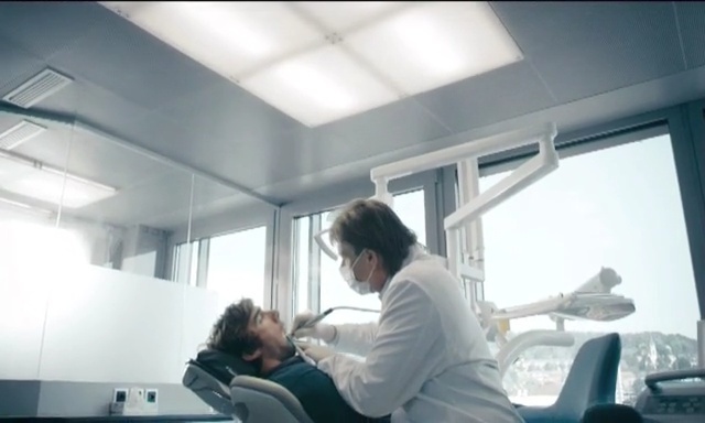 Video Reference: ceiling, interior design, technology, window, daylighting, glass, job, Person