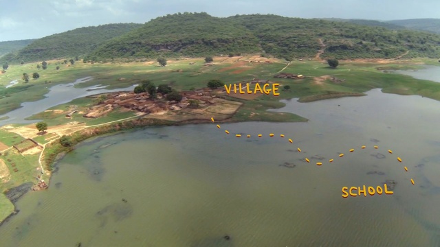 Video Reference: water resources, aerial photography, reservoir, bird's eye view, estuary, hill station, wetland, river island, floodplain, land lot