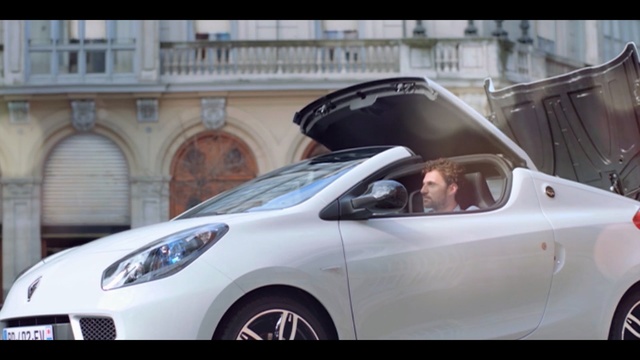 Video Reference: car, motor vehicle, vehicle, family car, automotive design, mode of transport, rim, city car, technology, automotive wheel system, Person