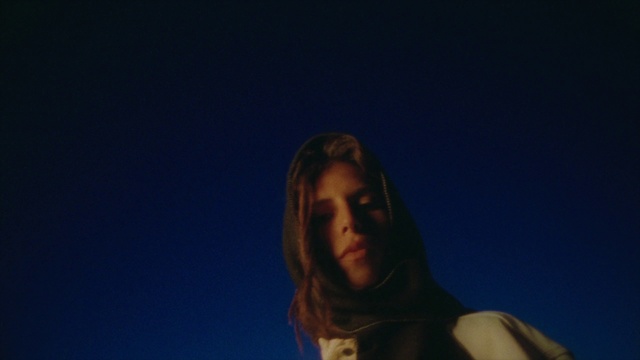 Video Reference: Blue, Hair, Face, Black, Sky, Beauty, Head, Chin, Blond, Long hair