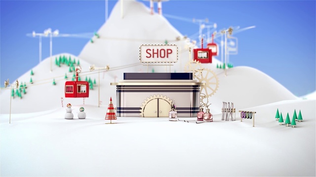 Video Reference: Architecture, Illustration, Winter, Building, Animation, World, Facade