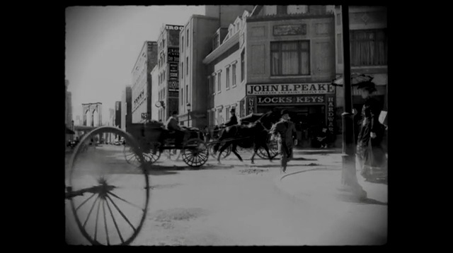 Video Reference: carriage, black and white, black, monochrome photography, horse and buggy, mode of transport, coachman, photography, snapshot, monochrome, Person