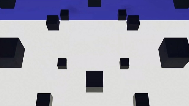 Video Reference: Blue, Rectangle, Design, Line, Font, Symmetry, Pattern, Square