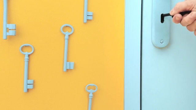 Video Reference: Yellow, Door handle, Door, Lock, Handle, Hardware accessory