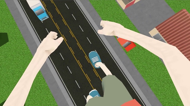 Video Reference: Road, Intersection, Lane, Infrastructure, Street, Thoroughfare, Highway, Nonbuilding structure, Animation, Sport venue