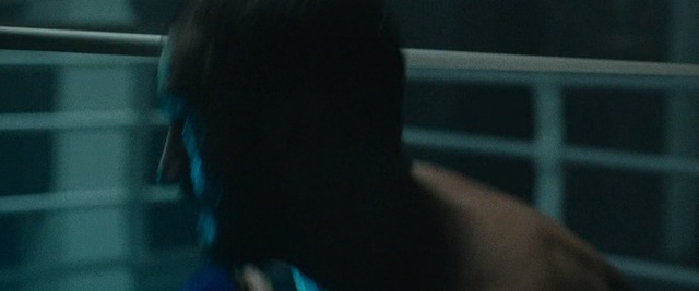 Video Reference: Face, Black, Blue, Black hair, Mouth, Hand, Darkness, Photography, Neck, Scene