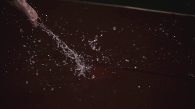 Video Reference: Black, Sky, Atmosphere, Brown, Darkness, Night, Astronomical object, Water, Space, Outer space