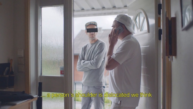 Video Reference: Room, Plaster, Window, Door, Interior design, House, Person