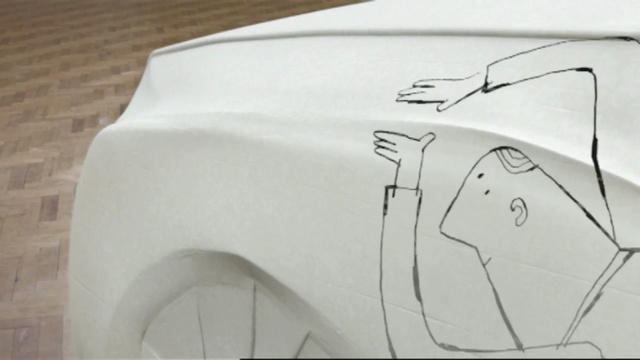 Video Reference: automotive design, design, drawing, product, plumbing fixture, material, font, angle, paper, Person