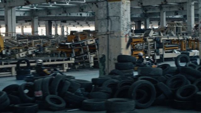 Video Reference: Tire, Automotive tire, Automotive wheel system, Factory, Auto part, Warehouse, Wheel, Inventory, Industry, Building