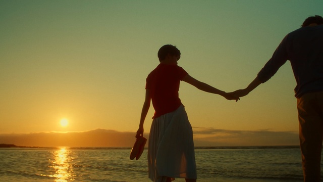 Video Reference: People in nature, Horizon, Sky, Fun, Happy, Morning, Sunrise, Sea, Vacation, Sunset