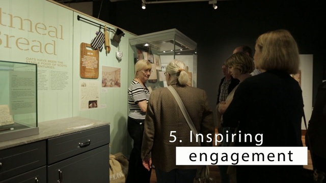 Video Reference: exhibition, communication, presentation, museum, Person