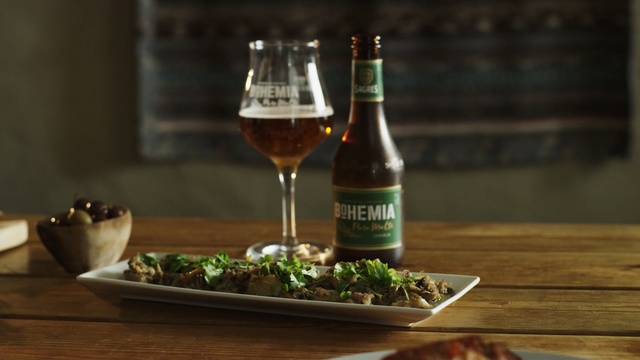 Video Reference: Drink, Bottle, Alcoholic beverage, Beer, Herb, Ingredient, Glass, Distilled beverage, Food, Glass bottle