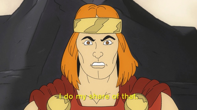 Video Reference: yellow, cartoon, fictional character, nose, mouth, human, cool, illustration, fiction, art, Person