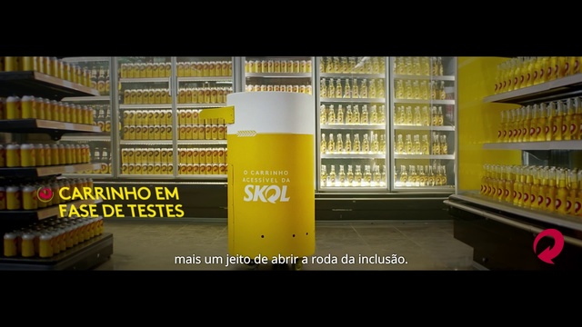 Video Reference: Yellow, Product, Advertising, Font, Shelf, Person