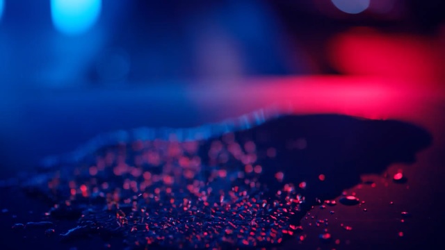 Video Reference: blue, red, water, light, darkness, purple, atmosphere, entertainment, lighting, macro photography, Person