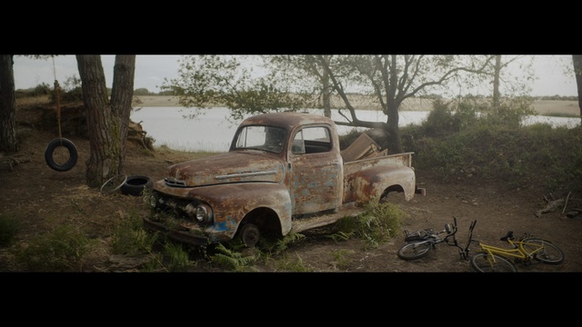 Video Reference: Land vehicle, Vehicle, Car, Motor vehicle, Classic car, Off-roading, Photography, Off-road vehicle, Vintage car, Grass, Outdoor, Truck, Parked, Old, Photo, Front, Man, Sitting, Field, Dirt, Standing, Yellow, Driving, Bed, Street, White, Sign, Laying, Riding, Tree, Wheel, Text, Abandoned, Tire, Auto part, Roof