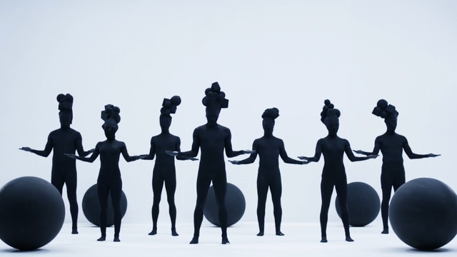 Video Reference: black, dance, crazy, people, monochrome, ball, Person