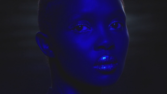 Video Reference: Blue, Cobalt blue, Face, Electric blue, Head, Light, Purple, Darkness, Photography, Art