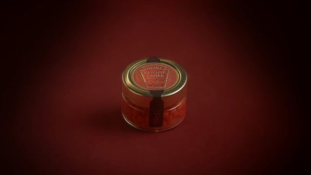 Video Reference: red, caviar, pack, packshot, pack shot, minimal, Person