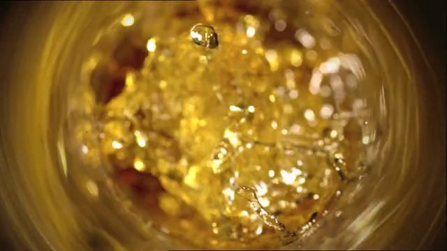 Video Reference: yellow, macro photography, lighting, mixture, glitter