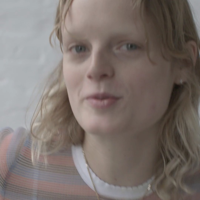 Video Reference: face, skin, human hair color, nose, blond, cheek, chin, beauty, head, girl, Person