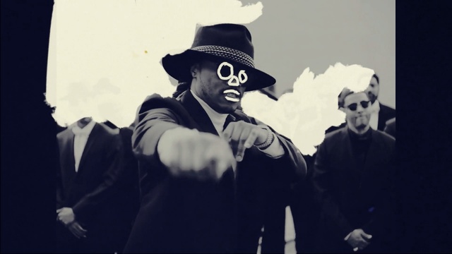 Video Reference: black, human, gentleman, fun, darkness, black and white, performance, Person