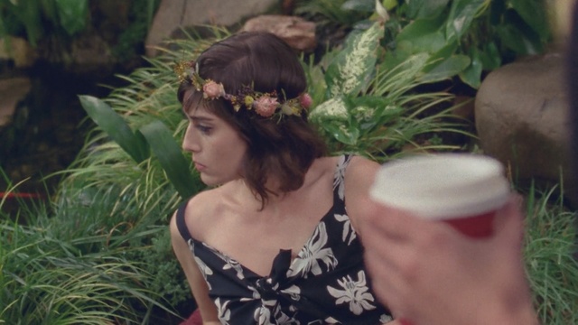 Video Reference: plant, lady, girl, grass, black hair, flower, tree, jungle, photo shoot, Person