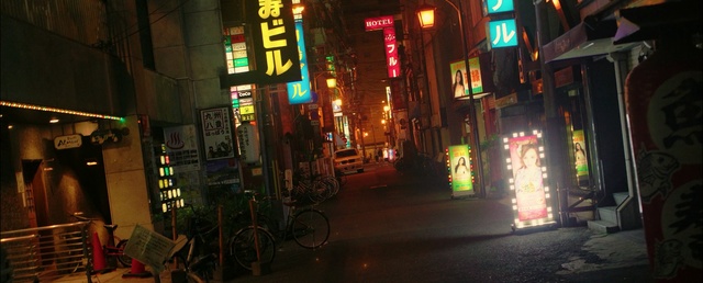 Video Reference: night, alley, infrastructure, street, darkness, city, lighting, metropolis, window, road