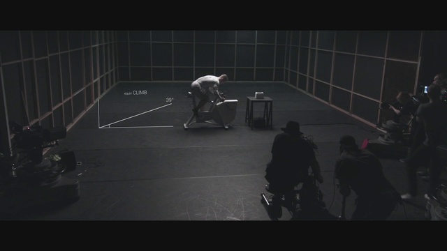 Video Reference: Black, Darkness, Black-and-white, Photography, Monochrome, Sport venue, Style, Person