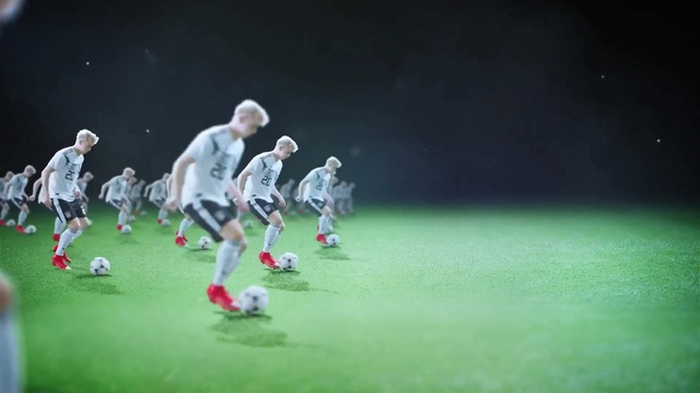 Video Reference: Player, Football player, Green, Football, Sports, Tournament, Competition event, Team sport, Grass, Sports equipment, Person