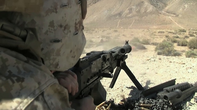 Video Reference: army, soldier, military, troop, infantry, military organization, firearm, weapon, gun, rifle, Person