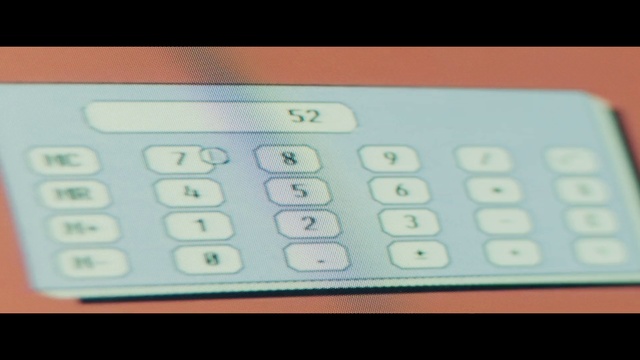 Video Reference: Calculator, Office equipment, Text, Technology, Electronic device, Gadget, Font, Electronics, Number, Games