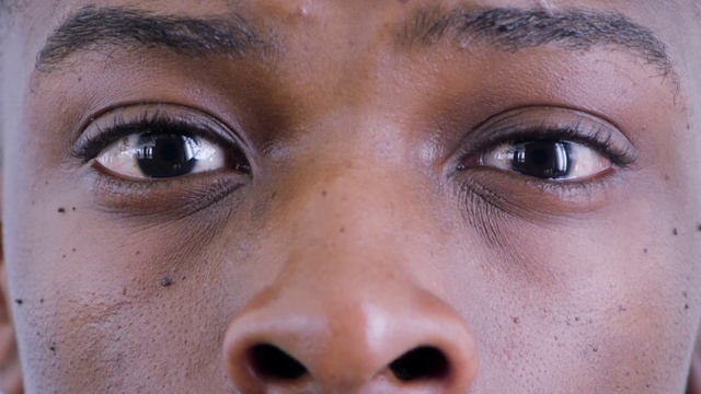 Video Reference: Face, Eyebrow, Nose, Skin, Eye, Forehead, Eyelash, Close-up, Cheek, Head