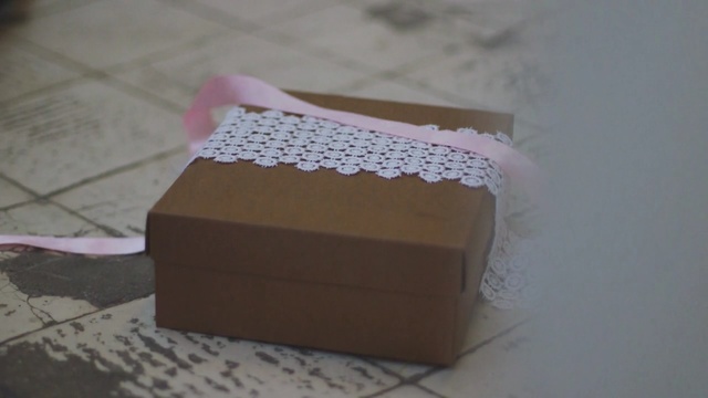 Video Reference: Box, Pink, Party favor, Wedding favors, Material property, Present, Gift wrapping, Packaging and labeling, Paper